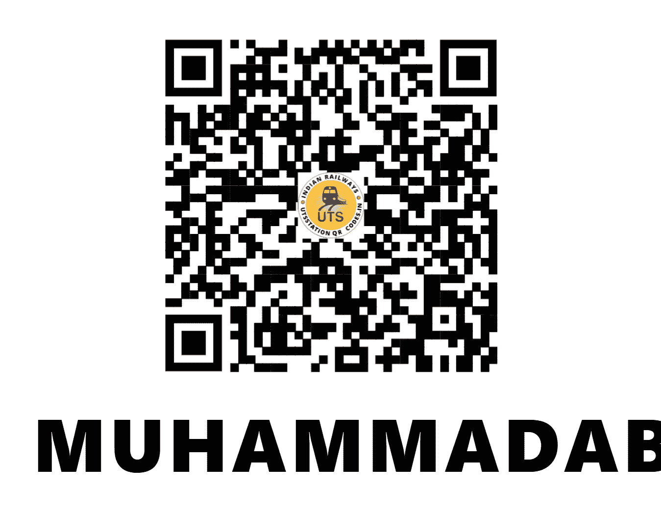UTS QR Code for MUHAMMADABAD - MMA (NE - UTTAR PRADESH)